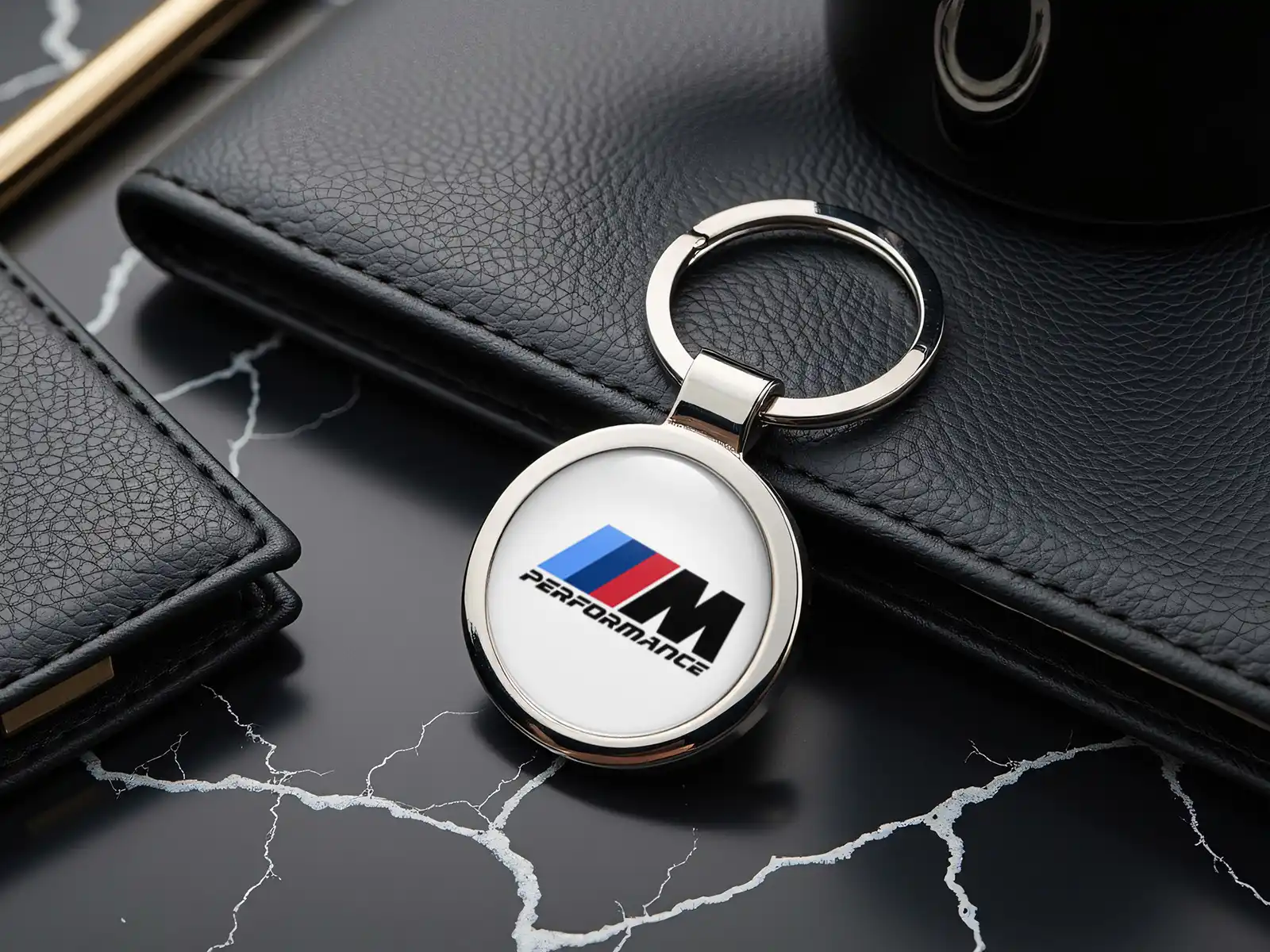 BMW Porte-Clés Moto Acier Stylé
